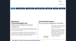 Desktop Screenshot of courtroomsupplies.com